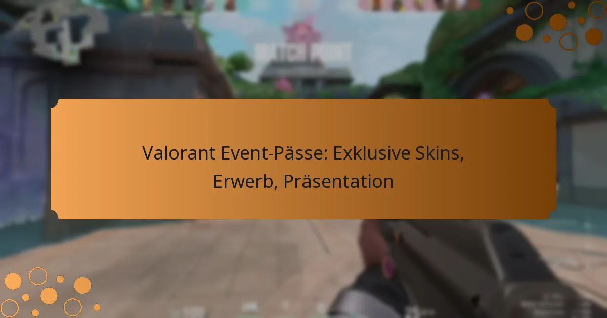 Valorant Event-Pässe: Exklusive Skins, Erwerb, Präsentation