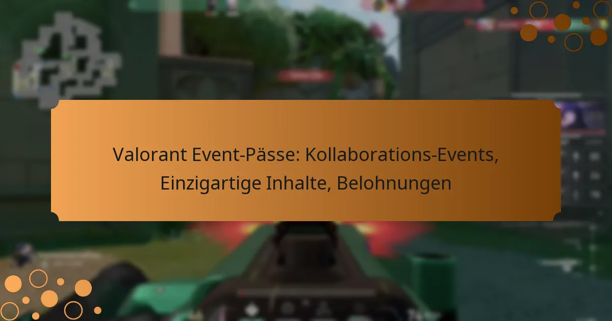 Valorant Event-Pässe: Kollaborations-Events, Einzigartige Inhalte, Belohnungen