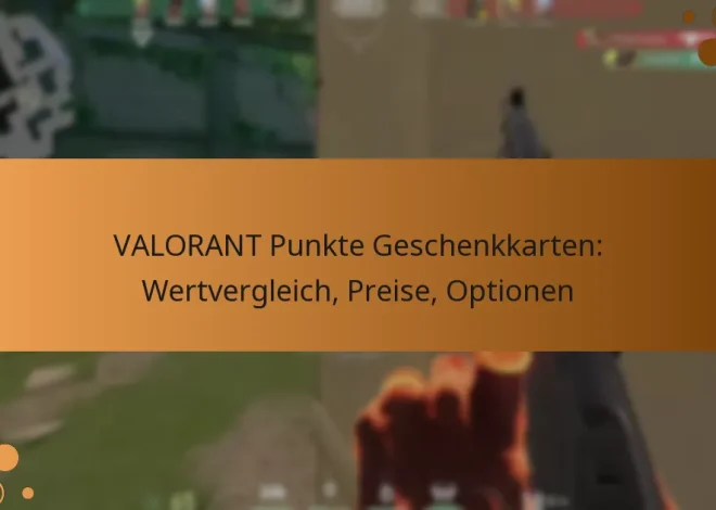 VALORANT Punkte Geschenkkarten: Wertvergleich, Preise, Optionen